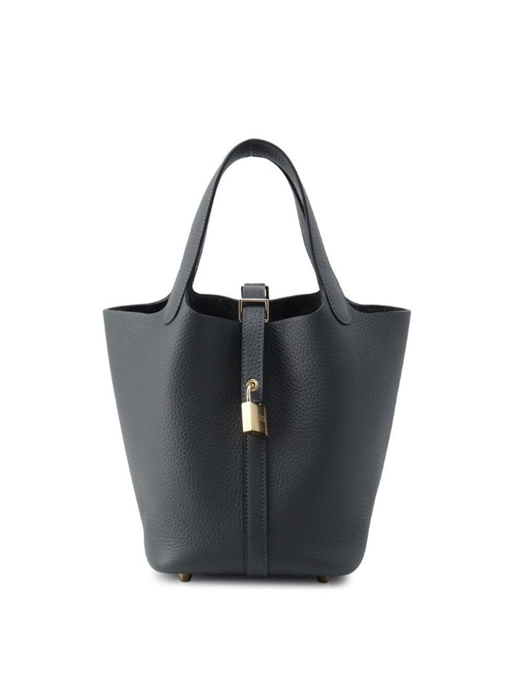 Hermes Handbag Picotin Lock PM Grimisty Champagne Gold Taurillon Clemence Tote